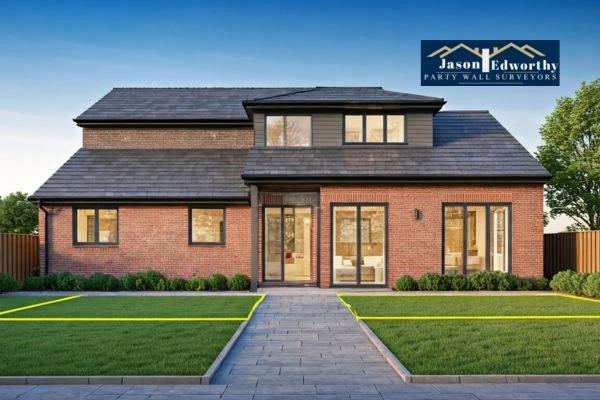 Home extension focusing on boundary line Winchester