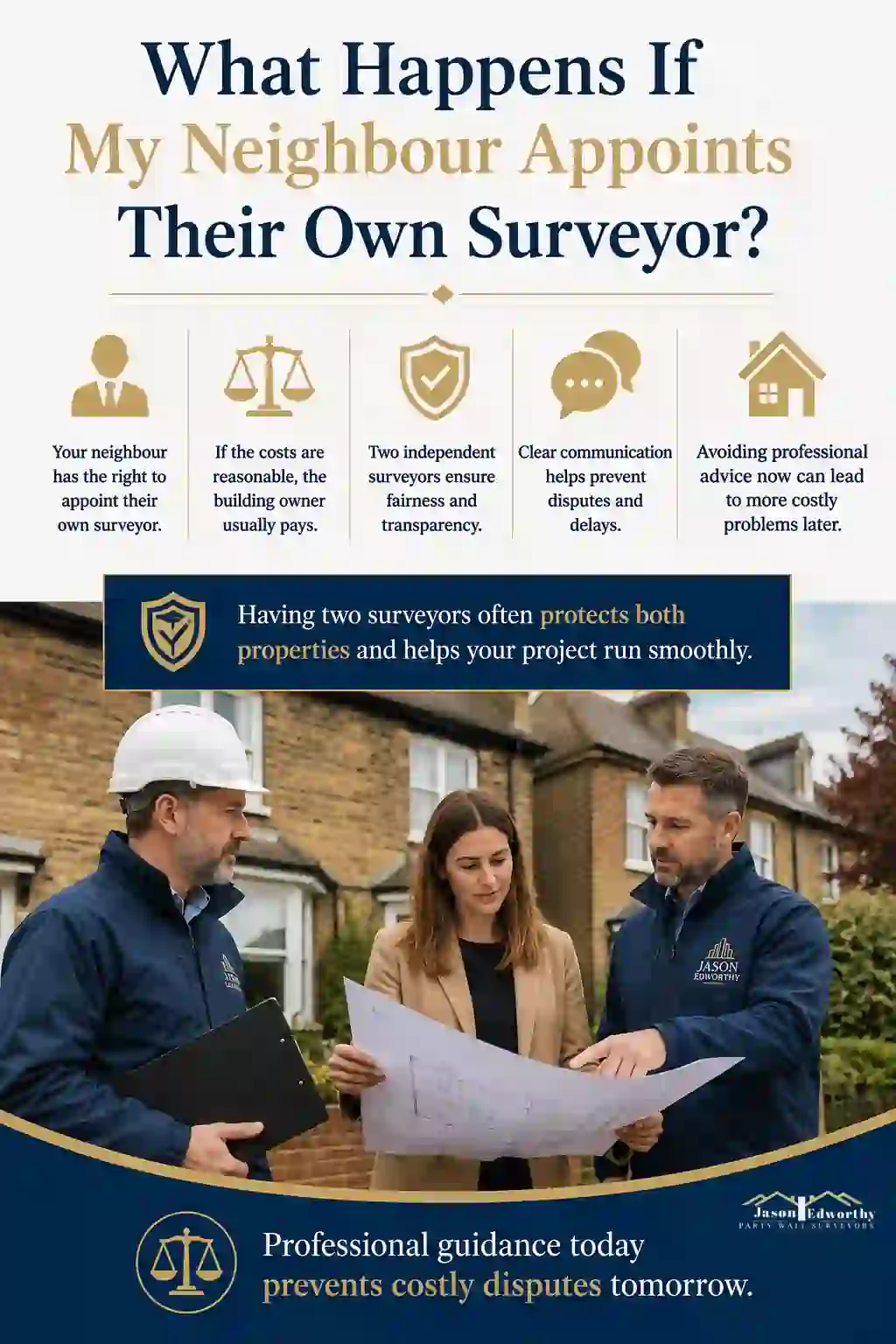What Happens If My Neighbour Appoints Their Own Surveyor Winchester?