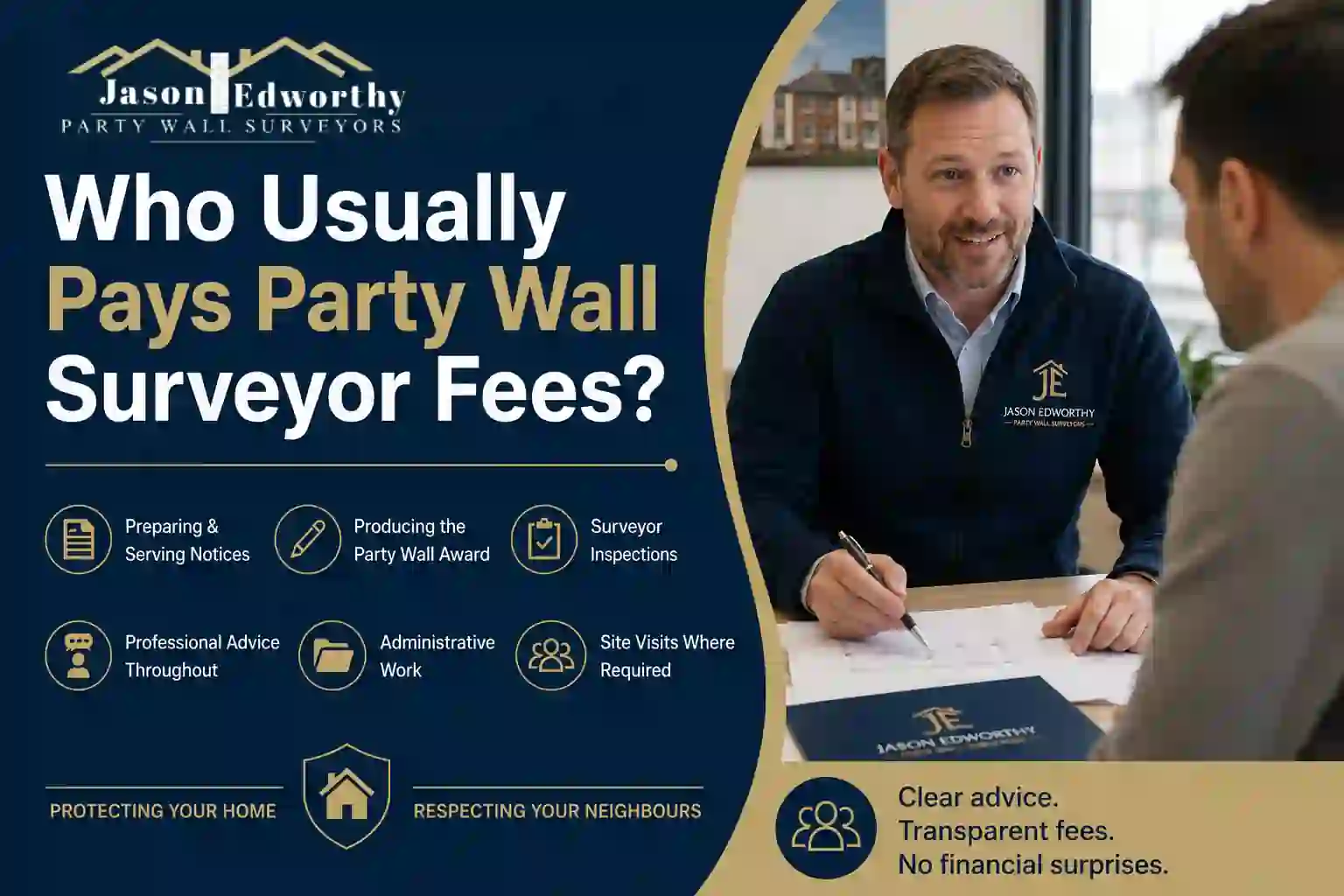 Who Usually Pays Party Wall Surveyor Fees Winchester?